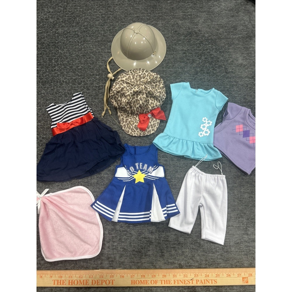 Build-A-Bear Clothes Lot Dresses Hats Pant Shirts Towel BAB Plush Outfit